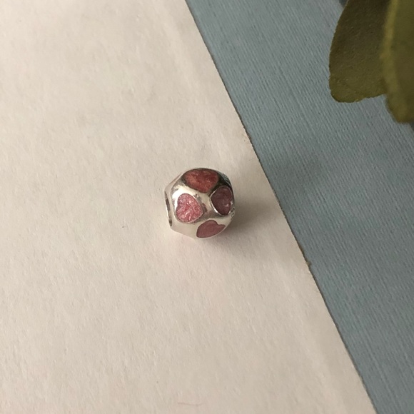 💕3/$85 “I Love You Hearts” PANDORA 925 Pink Charm - Picture 9 of 14